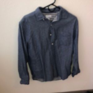 Sonoma Navy button up, checkered inside, men’s size medium